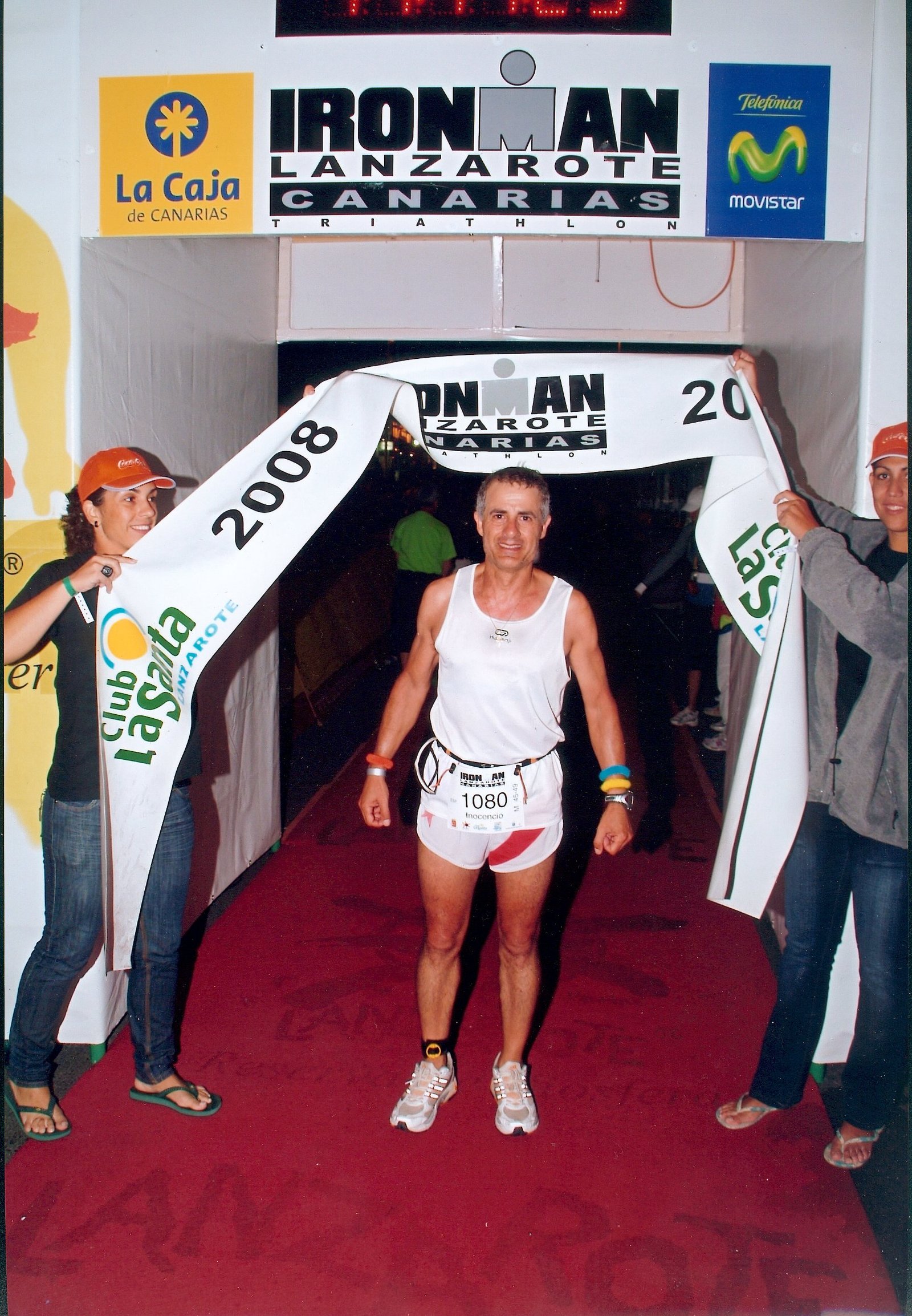 LLegada a la meta ironman Lanzarote 2008